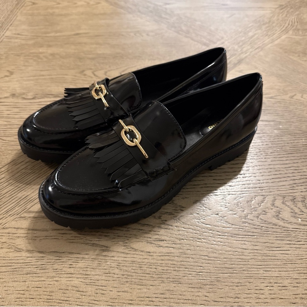 Bandolino Florida Lug Loafer in Black NEW 8.5